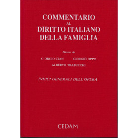 Commentario al diritto italiano della famiglia. Vol. 8 Indici generali dell'opera