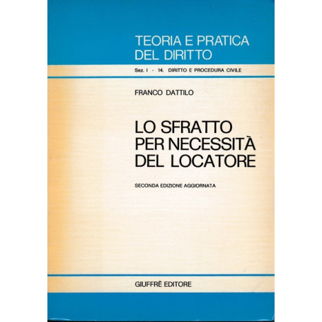 Lo sfratto per necessità  del locatore