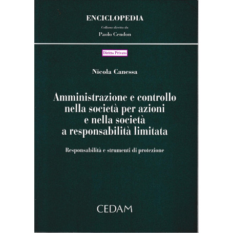 Amministrazione e controllo nelle società  per azioni e nella società  a responsabilità  limitata