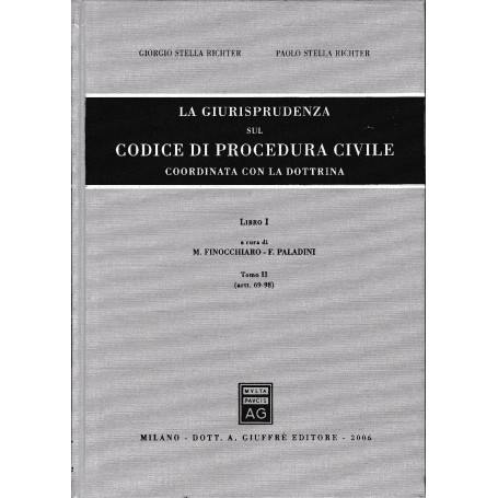 La giurisprudenza del Codice di Procedura Civile Libro 1