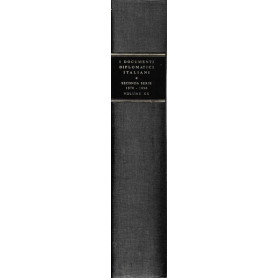 I documenti diplomatici italiani. Seconda serie: 1870-1896 Vol. XX
