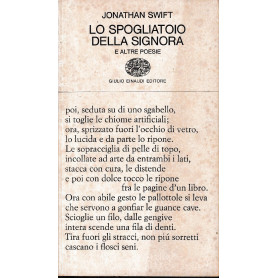 Lo spogliatoio della signora e altre poesie. Testo inglese a fronte.