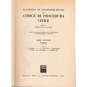 Rassegna di Giurisprudenza sul Codice di Procedura Civile