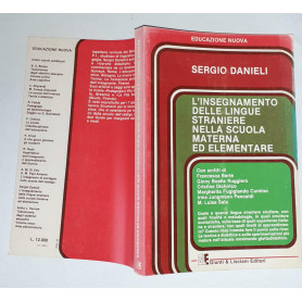L'Insegnamento delle lingue straniere nella scuola materna ed elementare