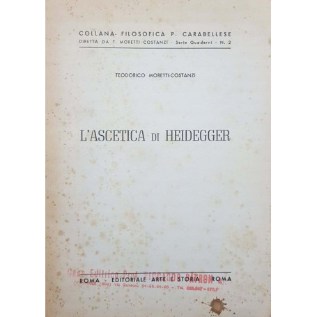 L'ascetica di Heidegger