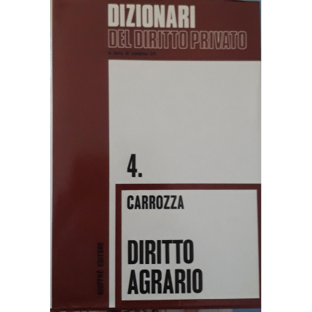 Dizionari del diritto privato: Carrozza