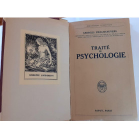 Traite de psychologie