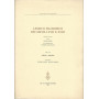 LESSICO FILOSOFICO DEI SECOLI XVII E XVIII. SEZIONE LATINA. Volume I