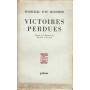VICTOIRES PERDUES