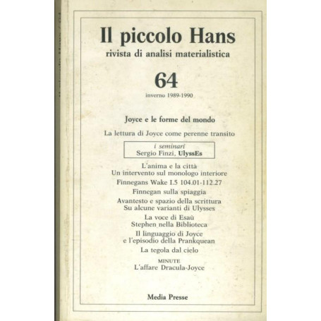 Il piccolo Hans. Rivista di analisi materialistica. N. 64. Inverno 1989-1990