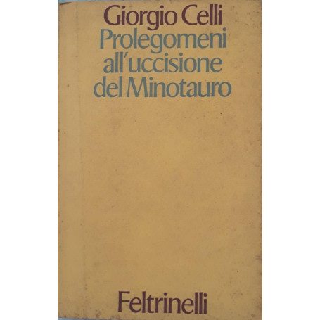 Prolegomeni all'uccisione del Minotauro