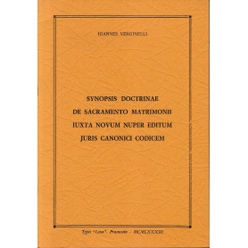 Synopsis doctrinae de sacramento matrimonii iuxta novum nuper editum juris canonici codicem