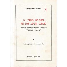 La libertà  religiosa nei suoi aspetti giuridici