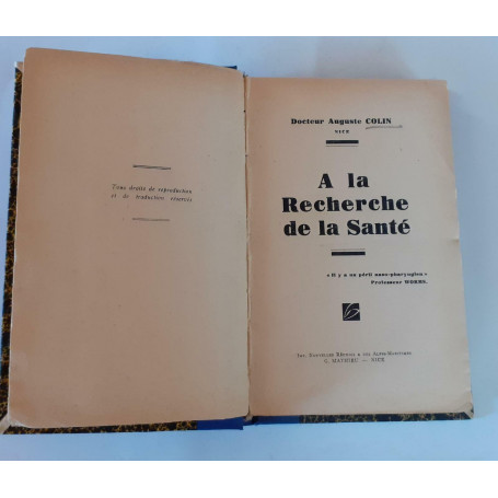 A la Recherche de la Sante'