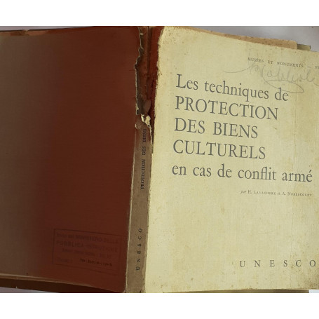 Les techniques de Protection des Biens Culturels en cas de conflit armé