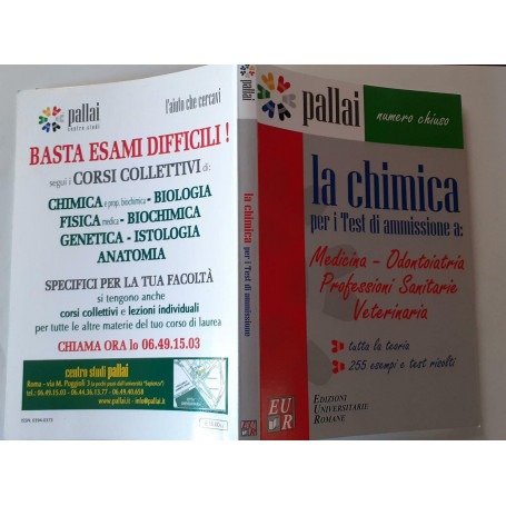 La chimica per i test di ammissione a Medicina-odontiatria- professioni sanitarie - veterinaria