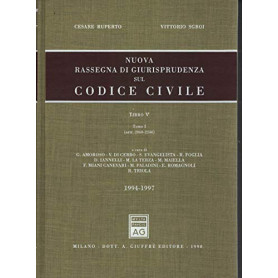Nuova rassegna di giurisprudenza sul Codice civile. Aggiornamento 1994-1997 (Artt. 2060-2246) (Vol. 5/ tomo 1)