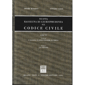 Nuova rassegna di giurisprudenza sul Codice civile. Artt. 2643-2899 (Vol. 6/ tomo 1)
