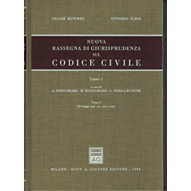 Nuova rassegna di giurisprudenza sul Codice civile. Preleggi