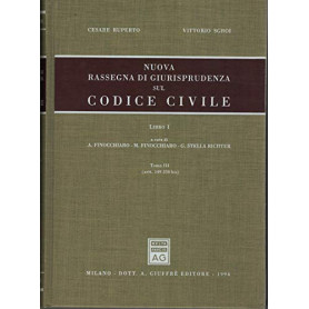 Nuova rassegna di giurisprudenza sul Codice civile. Artt. 149-230 bis (Vol. 1/ tomo 3)