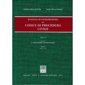 Rassegna di giurisprudenza del Codice di procedura civile. Aggiornamento 1996-1998. Libro I/ tomo I: Artt. 1-74.