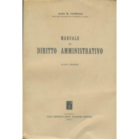 Manuale di diritto amministrativo