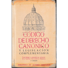 Còdigo de derecho canonico y legislacion complementaria. Texto Latino y versiòn Catalana.