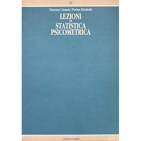 Lezioni di statistica psicometrica