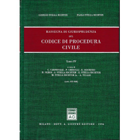 Rassegna di giurisprudenza del Codice di Procedura Civile. artt. 633-840 (libro 4)