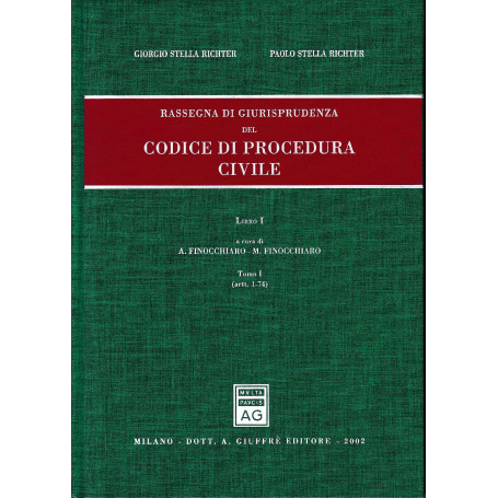 Rassegna di giurisprudenza del Codice di procedura civile. Aggiornamento 1999-2001. Artt. 1-74 (Vol. 1/tomo 1)