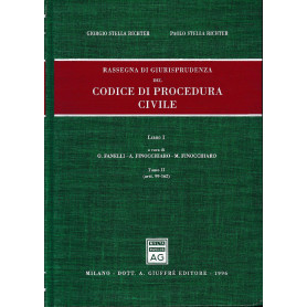 Rassegna di giurisprudenza del Codice di Procedura Civile. Artt. 99-162 (vol. 1/tomo 2)