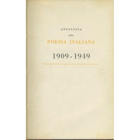 Antologia della poesia italiana
