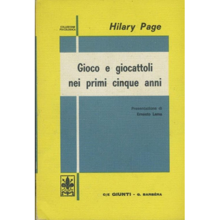 Gioco e giocattoli nei primi cinque anni