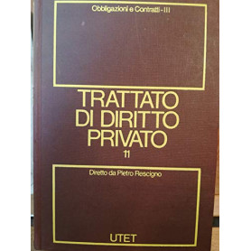 Trattato di diritto privato (Vol.11) - obbligazioni e contratti - tomo 3