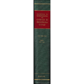 Rassegna di Giurisprudenza sul Codice di Procedura Civile. Anni 1986-1990