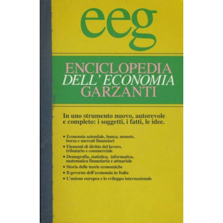 Enciclopedia dell'economia Garzanti