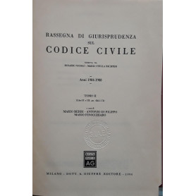 Rassegna di giurisprudenza sul codice civile: anno 1984 - 1988 Tomo 2: Libri 2. e 3. : art. 456-1172