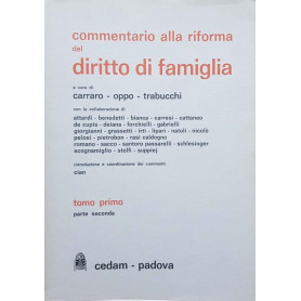 Commentario alla riforma del diritto di famiglia. Tomo primo