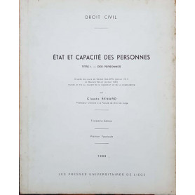 Droit Civil. Etat et capacité des personnes