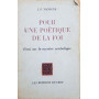 Pour une poétique de la foi. Essai sur le mystère symbolique