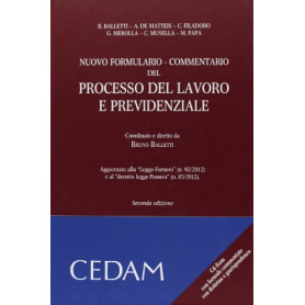 Nuovo formulario del processo del lavoro e previdenziale. Commentario. Con CD-ROM