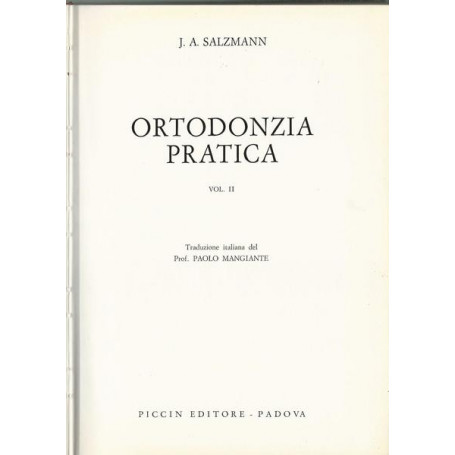 ORTODONZIA PRATICA. VOLUMI 1-2