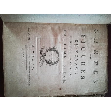 Cartes et figures du voyage en nubie et en abyssinie