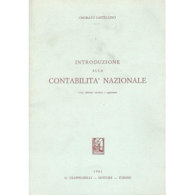 Introduzione alla contabilità  nazionale