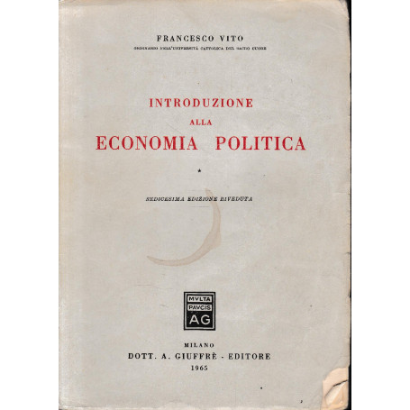 Introduzione alla Economia Politica