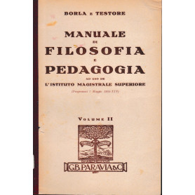 Manuale di Filosofia e Pedagogia