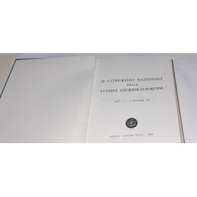 Il congresso nazionale della stampa giuridico forense