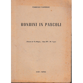 Rondini in Pascoli (estratto da "La Brigata" anno XV-n. 3 1970)