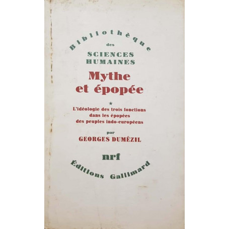 Mythe et epopee