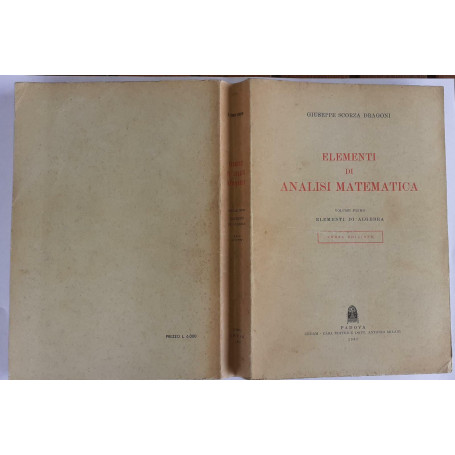 Elementi di analisi matematica  Vol I